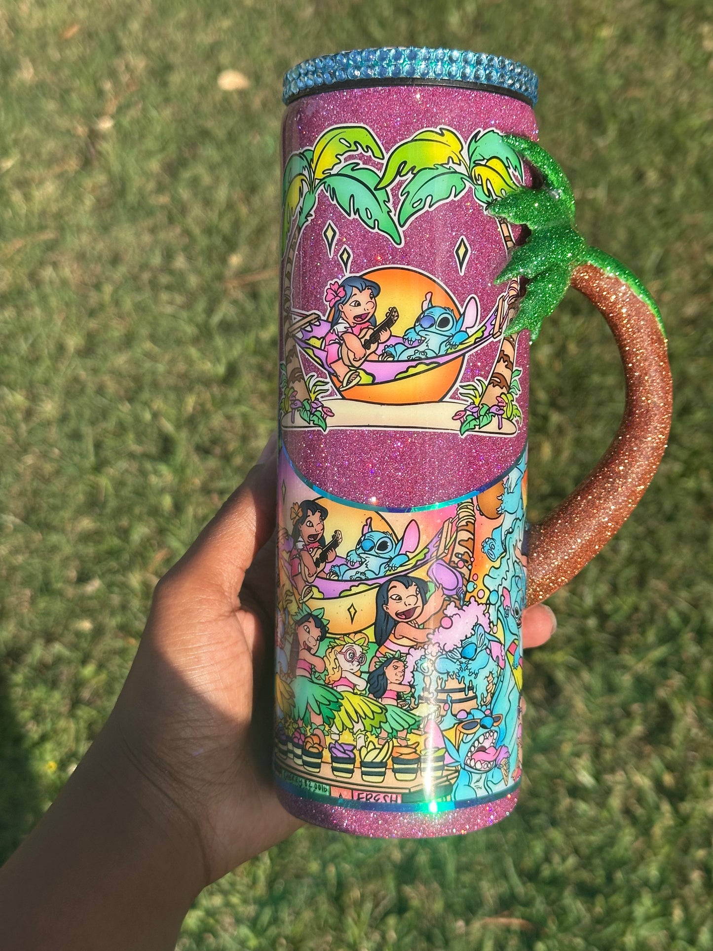 Stitch 3D theme 24oz