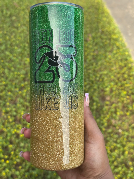 Green and Gold Grad 20oz
