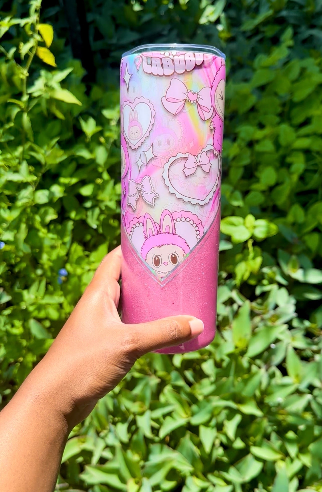 Labubu me pink 20oz