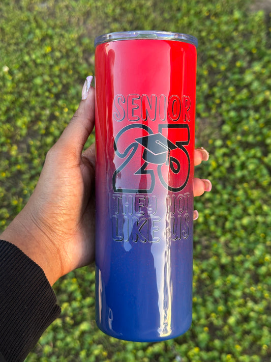 Red and Blue Grad 20oz