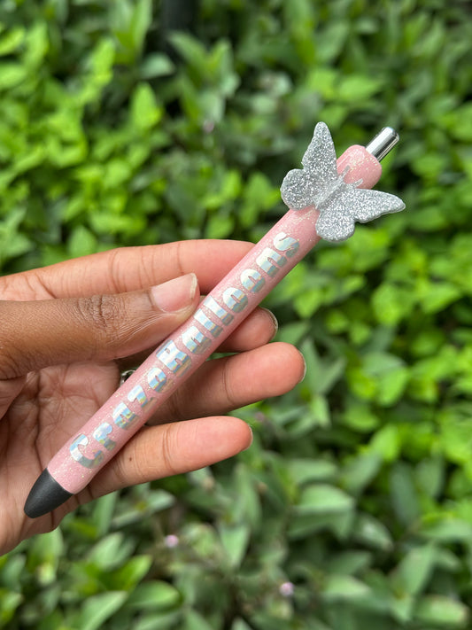 Butterfly Pen with custom logo
