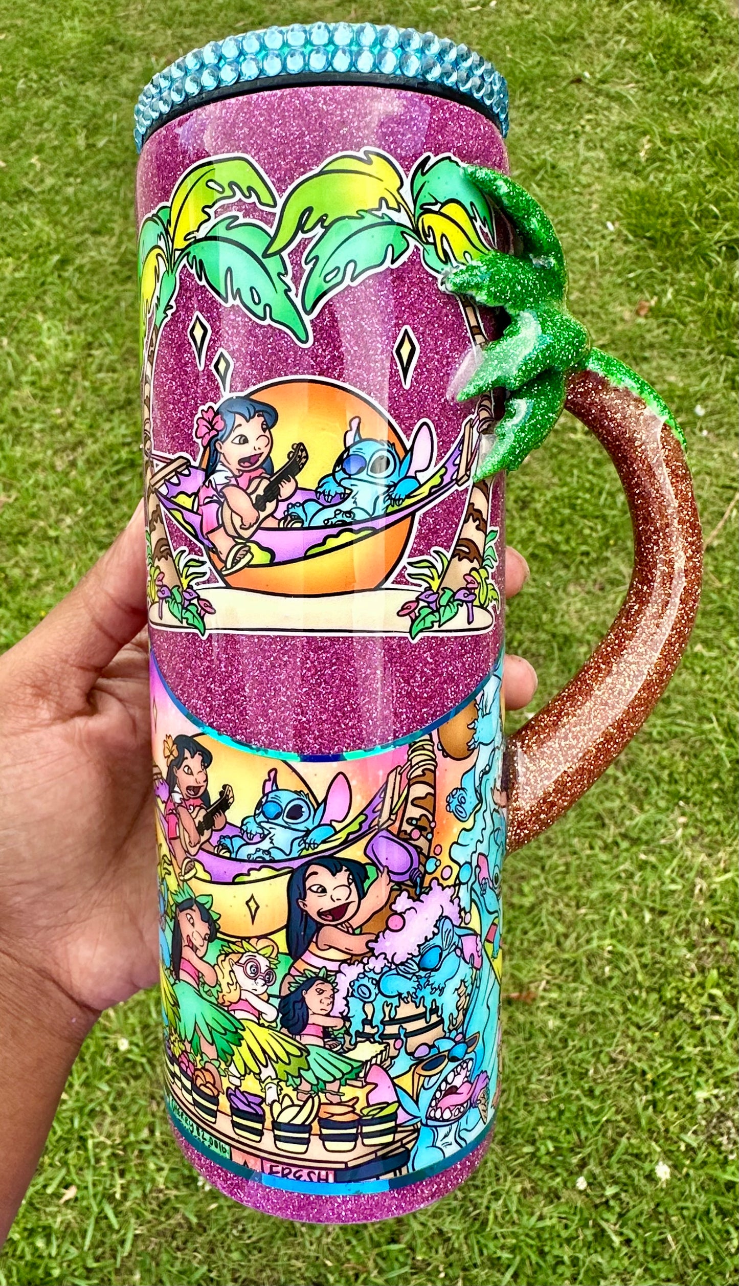 Stitch 3D theme 24oz